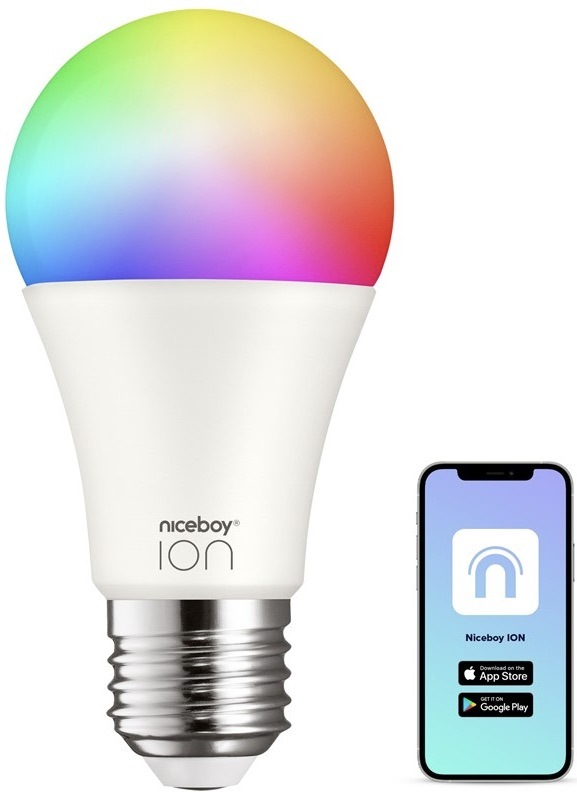 Chytrá žárovka Niceboy ION SmartBulb RGB E27, 12W