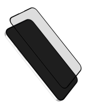 Tvrzené sklo ER GLASS Full Cover na Apple iPhone 16 Pro Max černé