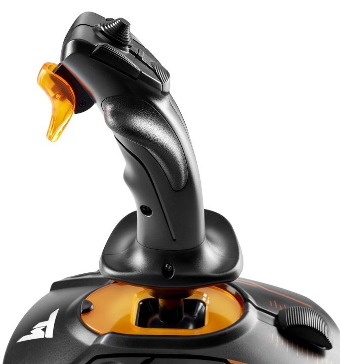 Joystick Thrustmaster T16000M FCS pro PC černý/oranžový