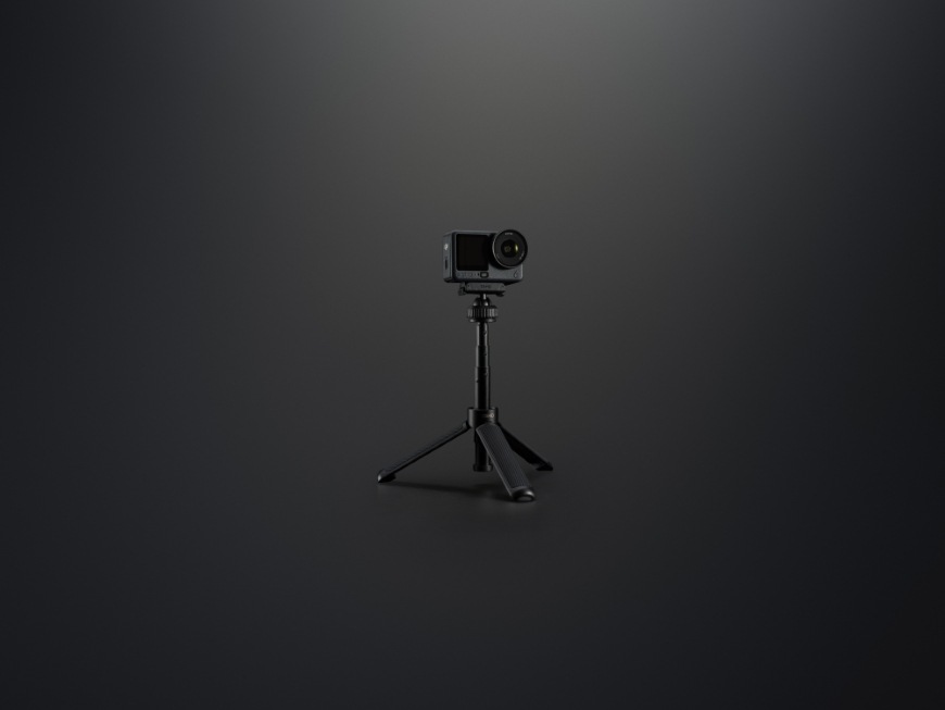 Stativ DJI Osmo Action Dual-Direction Mini Extension Rod černý Stativ Dual-Direction Mini Extension Rod s kamerou DJI Osmo Action