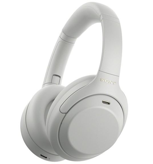 Sluchátka Sony WH-1000XM4C, stříbrná barva