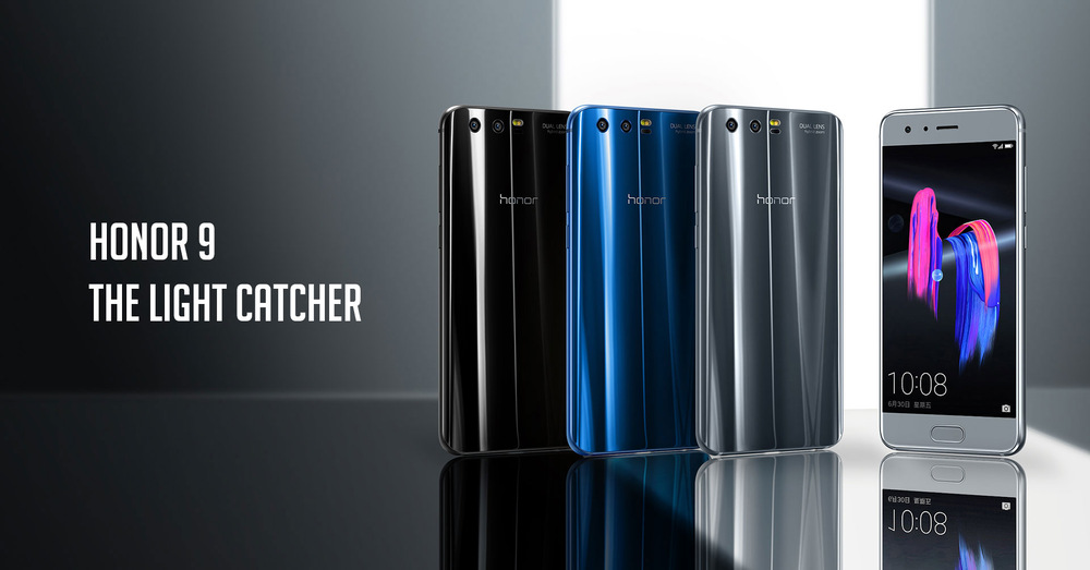 Mobilní telefon HONOR 9 Dual SIM 64 GB stříbrný