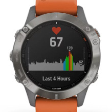 Chytré hodinky Garmin fenix6 Glass černé/stříbrné Chytré hodinky Garmin fenix6 Glass černé/stříbrné