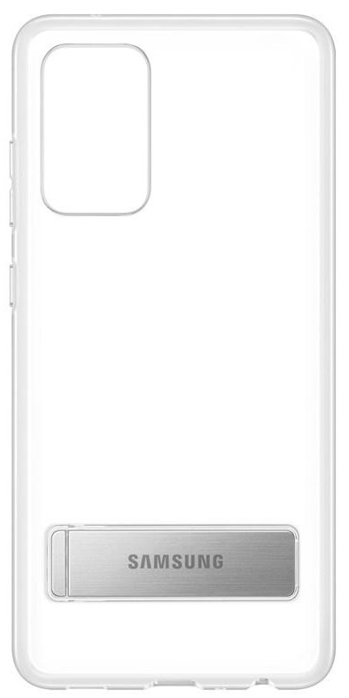 Kryt na mobil Samsung Clear Standing na Galaxy A72 průhledný