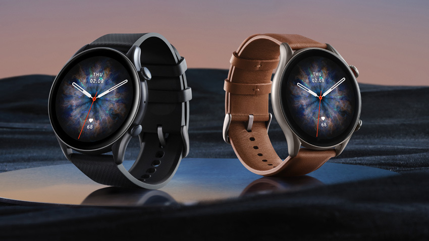 Chytré hodinky Amazfit GTR 3 Pro - ZÁNOVNÍ - 12 měsíců záruka černé