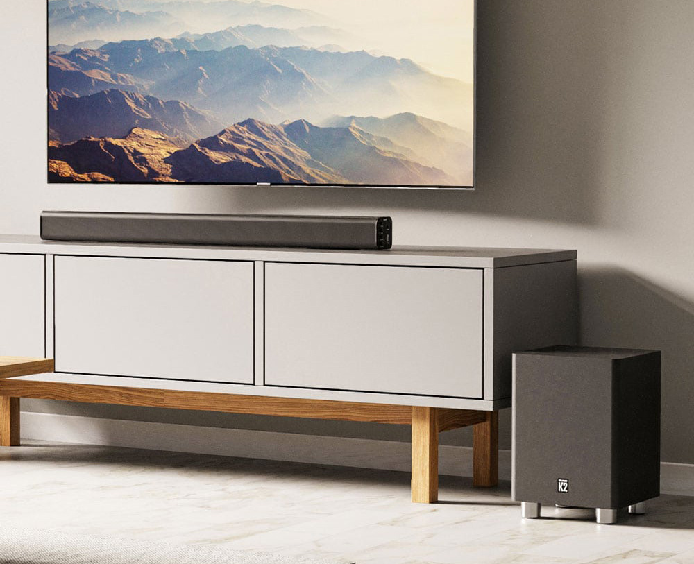 Soundbar Majority K2 bílý