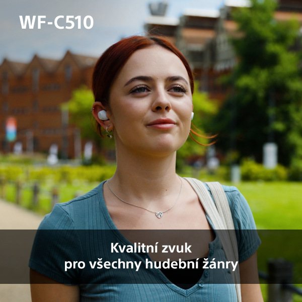 Sluchátka Sony WF-C510 černá Sluchátka Sony WF-C510 - černá kvalitní zvuk pro všechny hudební žánry