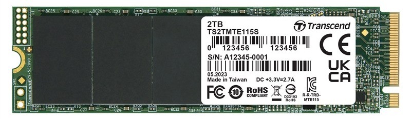 SSD Transcend MTE115S 2TB M.2 2280