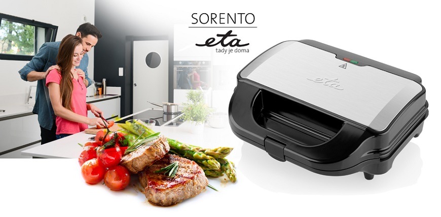 Sendvičovač ETA Sorento 3151 90010 černý/nerez