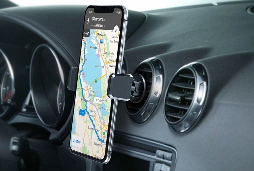 Držák na mobil Celly Mount Vent 360, do ventilace černý Držák do auta Celly Mount Vent 360, černá