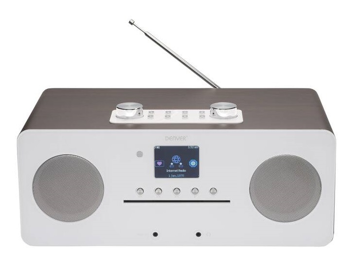 Internetový radiopřijímač s DAB+ Denver MIR-260 dřevo