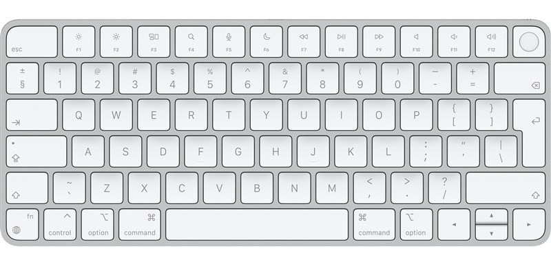 Klávesnice Apple Magic Keyboard s Touch ID - CZ (USB-C) bílá
