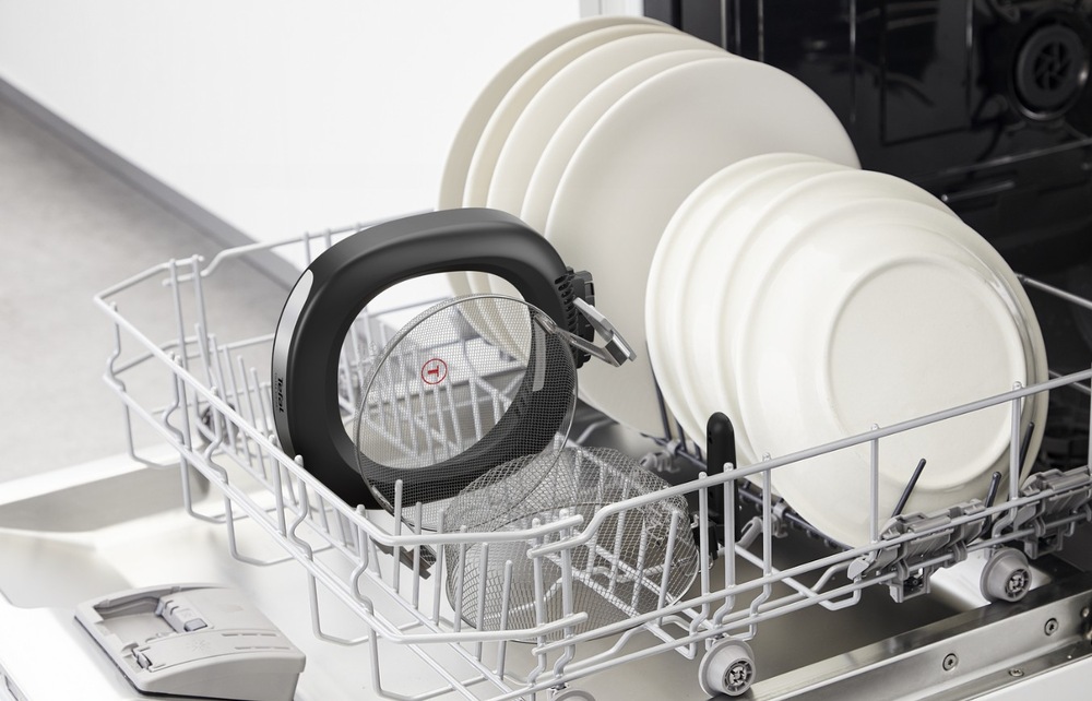 Fritéza Tefal Filtra Vision+ FF2588E0 černá/stříbrná Umyvatelné části Fritézy Tefal Filtra Vision+ FF2588E0 v myčce