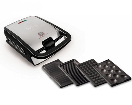 Sendvičovač Tefal Snack Collection SW854D16 černý/chrom