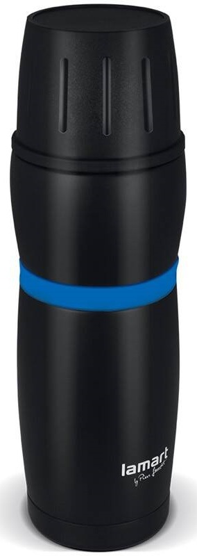 Termoska Lamart CUP 480 ml LT4053 černá/modrá Termoska Lamart CUP 480 ml LT4053 černá/modrá