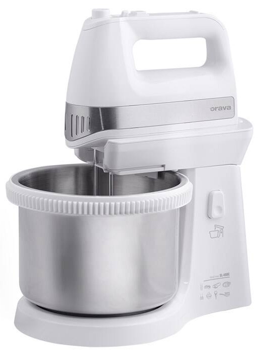 Ruční šlehač s mísou Orava SL-500 bílý
