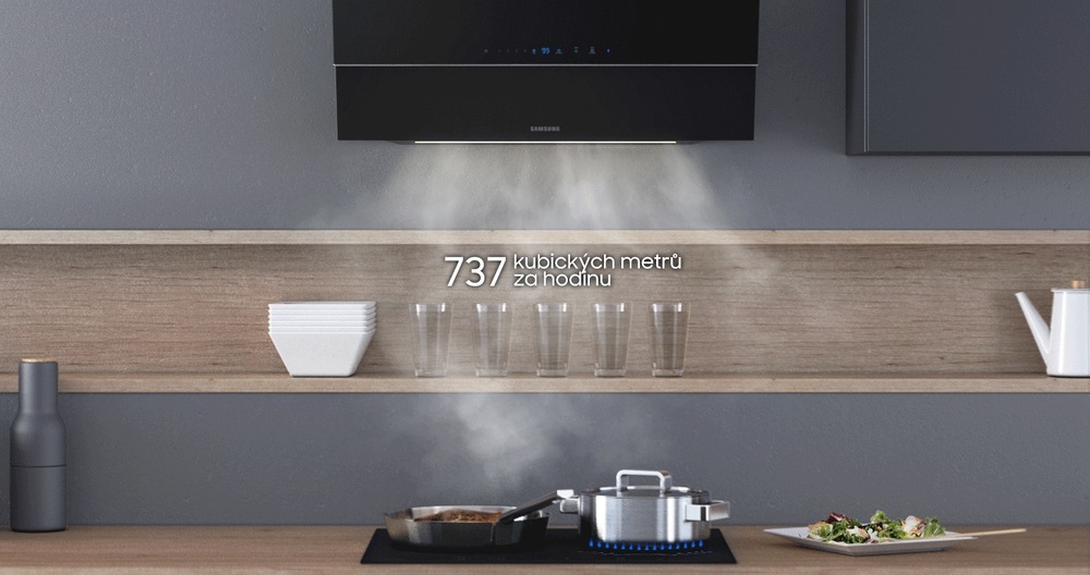 Odsavač par Samsung NK24N9804VB černý Odsavač par Samsung NK24N9804VB černý