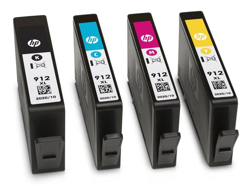 Inkoustová náplň HP 912XL, 825 stran - CMYK