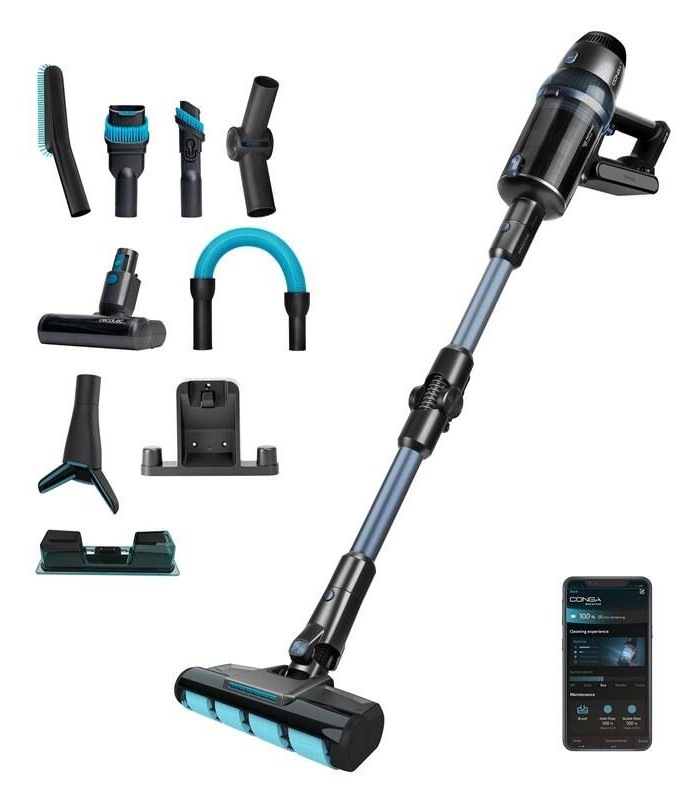 Tyčový vysavač Cecotec Conga Rockstar 3000 Advance Ergowet Connected IA