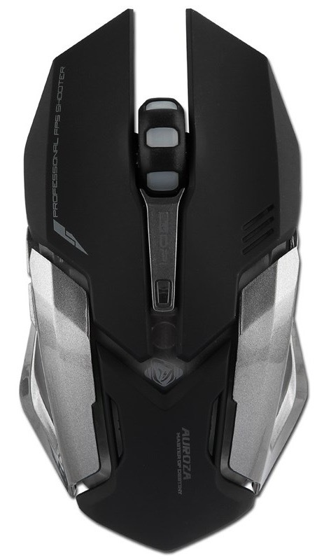 Myš E-Blue Auroza Gaming + e-box černá/šedá