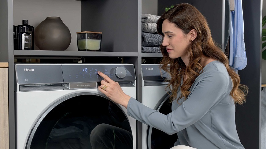 Pračka Haier HW90-B14387TU1-S bílá Pračka Haier HW90-B14387TU1-S bílá