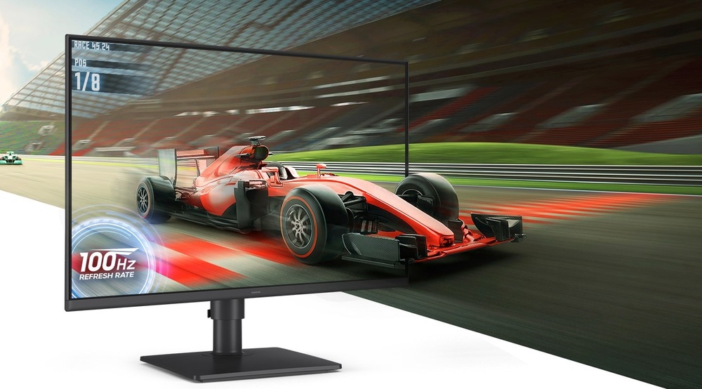 Monitor Samsung Essential S4 s obnovovací frekvencí 100 Hz přináší čistý a plynulý obraz