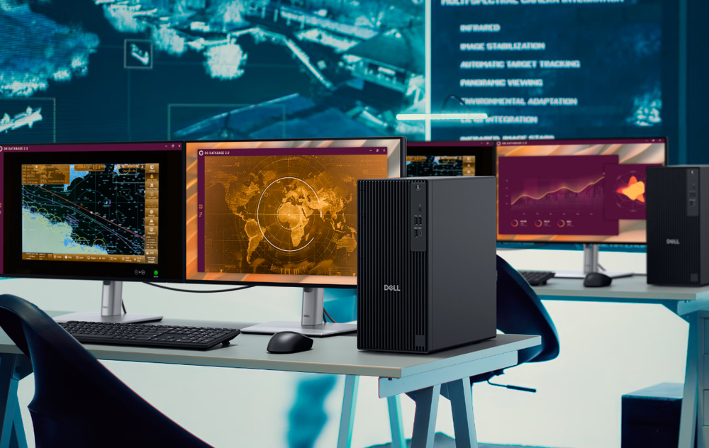 Snadnou správu u Dell Pro Tower QCT1255 garantuje jednotný BIOS