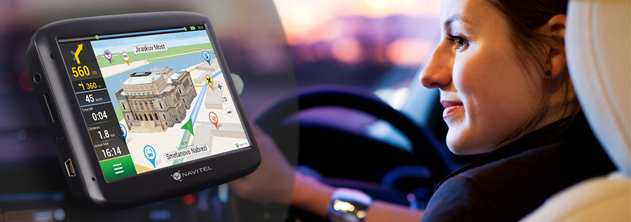 Navigační systém GPS NAVITEL E500 černá Navigační systém GPS NAVITEL E500 černá