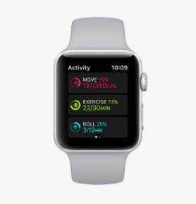 Chytré hodinky Apple Watch Series 3 GPS 42mm pouzdro ze stříbrného hliníku - bílý sportovní řemínek
