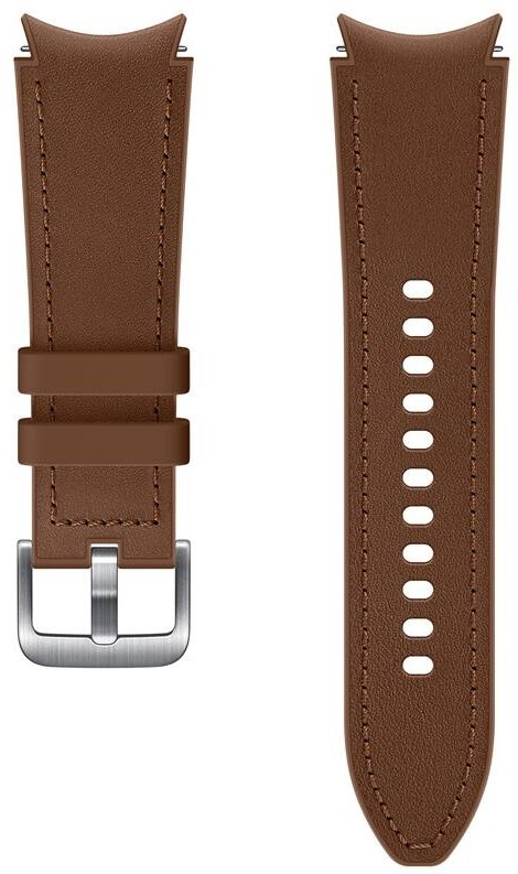 Řemínek Samsung Hybridní kožený 20mm (velikost S/M) hnědý