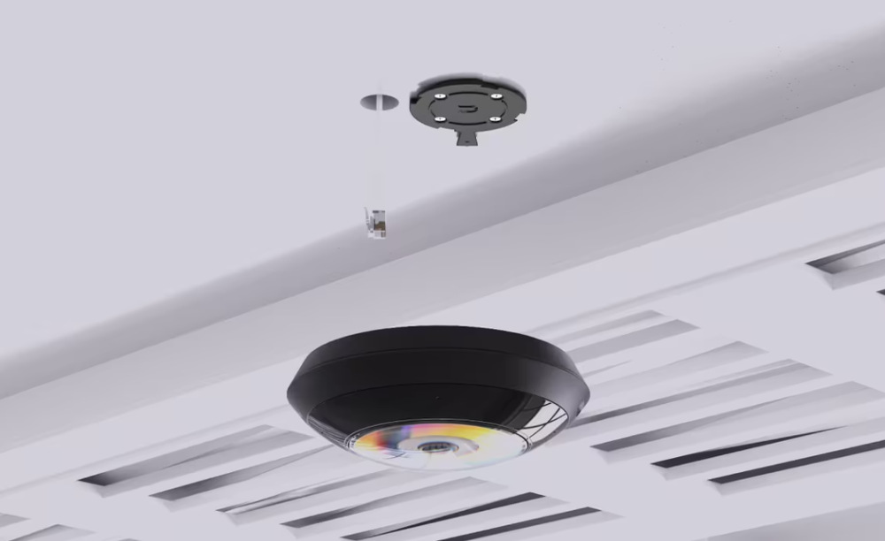 IP kamera Ubiquiti UniFi Protect UVC-AI-360, Fisheye, outdoor, 4Mpx, IR, PoE napájení, LAN 1Gb, antivandal černá