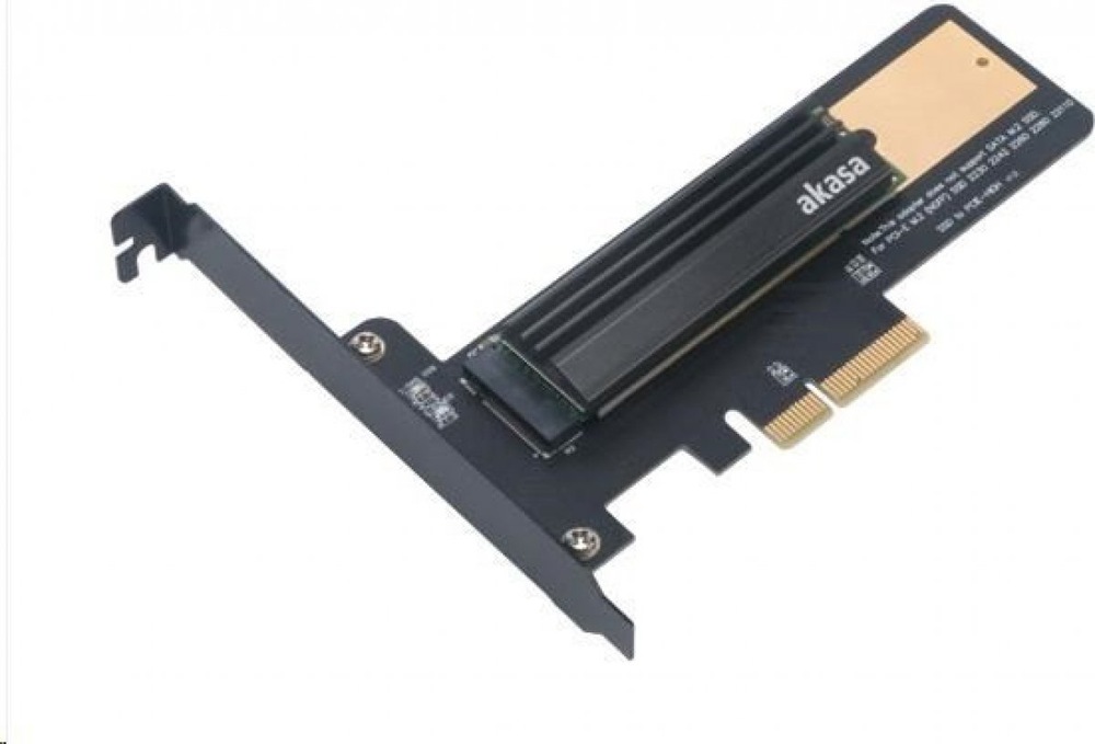 Řadič AKASA M.2 SSD na PCIe s chladičem