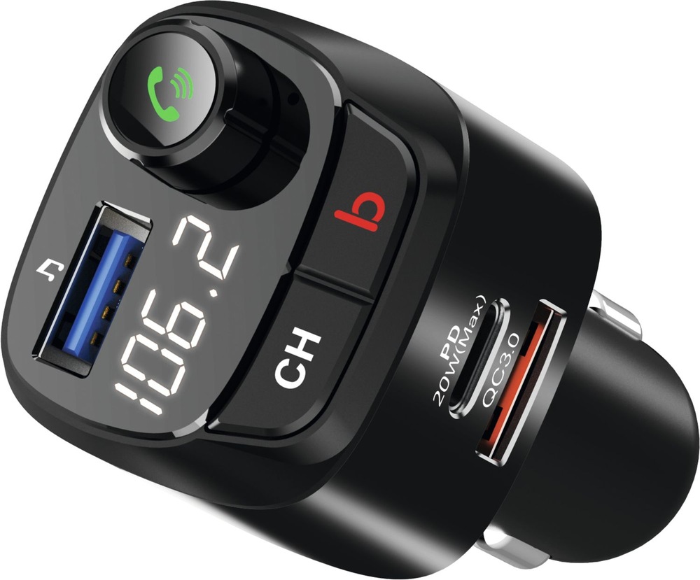 FM Transmitter Technisat DIGICAR 200 BT černý FM Transmitter TechniSat DIGICAR 200 BT
