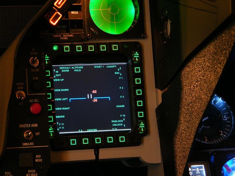 Navigační panel Thrustmaster MFD Cougar Pack - replika US Air Force F-16 MFD Navigační panel Thrustmaster MFD Cougar Pack - replika US Air Force F-16 MFD
