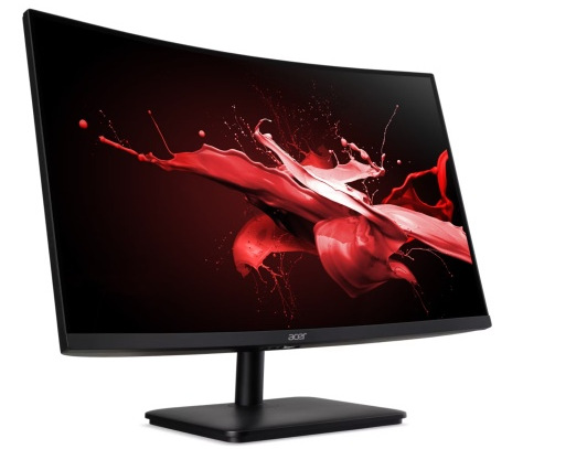 Herní monitor Acer Nitro ED270W0bmiipx černý Detail herního monitoru Acer Nitro z boční strany