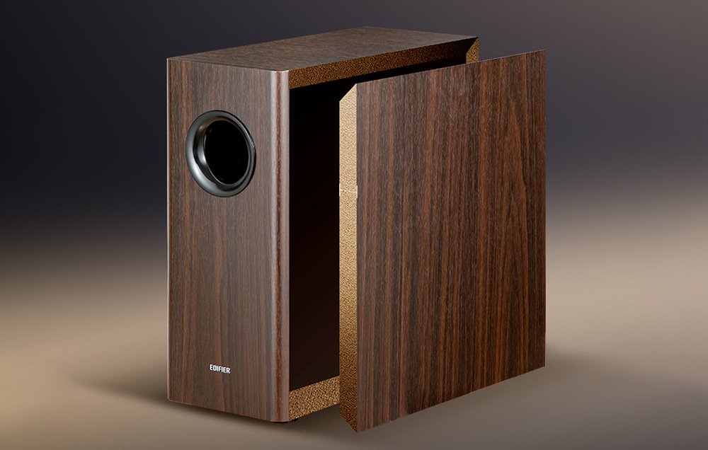 Svými komponenty zajistí Subwoofer Edifier T5s přesnou konverzi a silný signál pro zvuk bez zkreslení