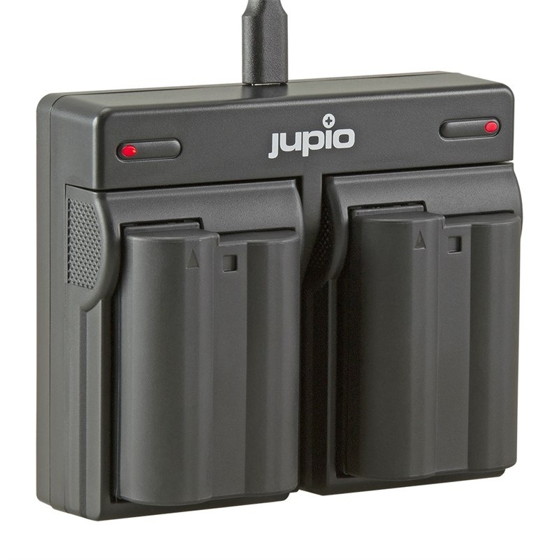 Baterie Jupio pro fotoaparáty Nikon s kapacitou 2100 mAh, duální nabíječka