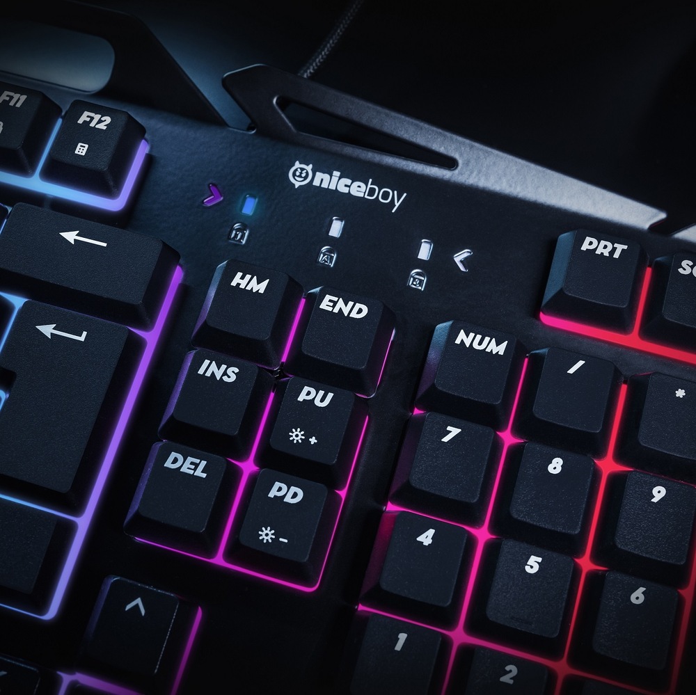 Klávesnice Niceboy ORYX K200 černá Klávesnice Niceboy ORYX K200 černá