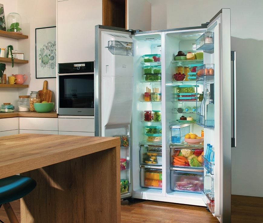 Americká lednice Gorenje Superior NRS9181VX nerez Americká lednice Gorenje Superior NRS9181VX nerez
