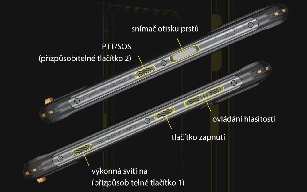 Mobilní telefon UMIDIGI Bison Plus oranžový Mobilní telefon UMIDIGI Bison Plus oranžový