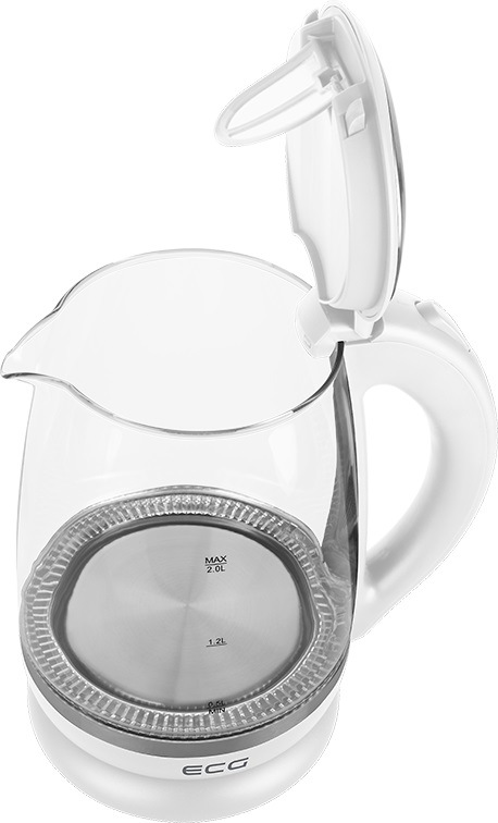 Rychlovarná konvice ECG RK 2020 WH GLS Ecg RK 2020 White Glass