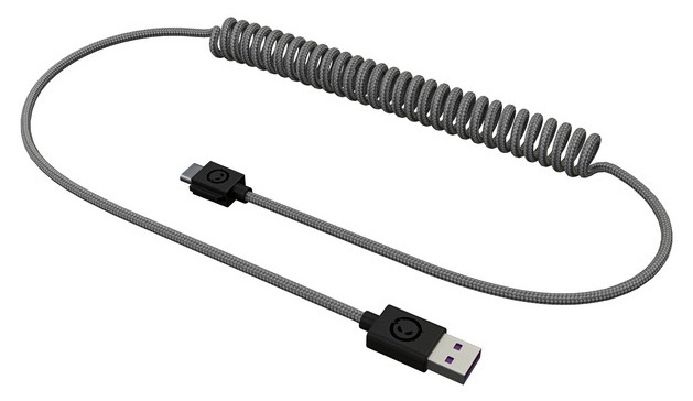 Pružinový USB-C kabel od klávesnice Lorgar Azar 514TKL EN