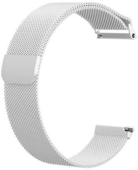 Řemínek RhinoTech univerzální milánský tah Quick Release 22mm stříbrný