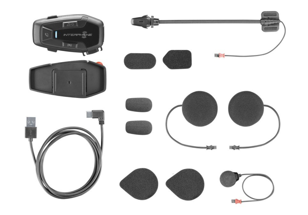 Handsfree Interphone U-COM7R pro uzavřené a otevřené přilby černé Handsfree Interphone U-COM7R pro uzavřené a otevřené přilby černé