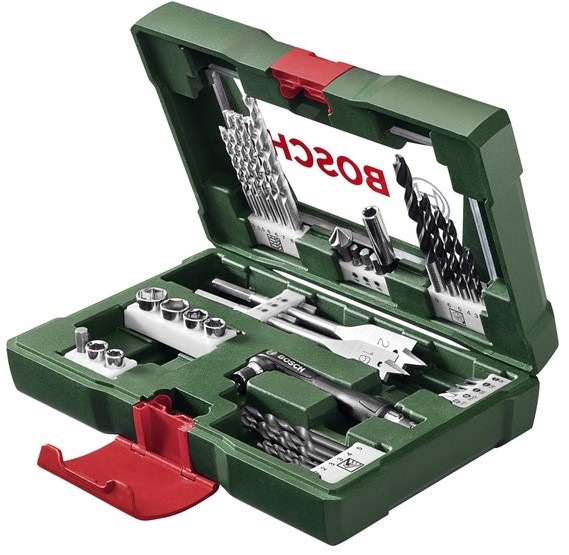 Sada vrtáků a bitů Bosch 41 dílná s oboustranným šroubovákem pro všestranné hobby použití