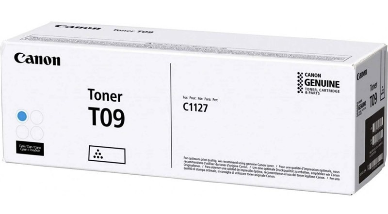 Toner Canon s výtěžností 5 900 stran, azurová barva