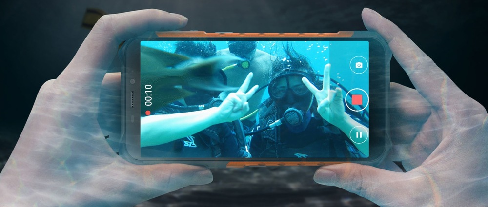 Mobilní telefon UleFone Armor X5 2020 černý/červený Mobilní telefon UleFone Armor X5 2020
