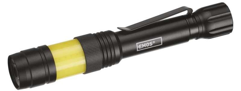 Svítilna EMOS 360°, 270 lm, 2× AA černá Svítilna EMOS 360°, 270 lm, 2× AA černá