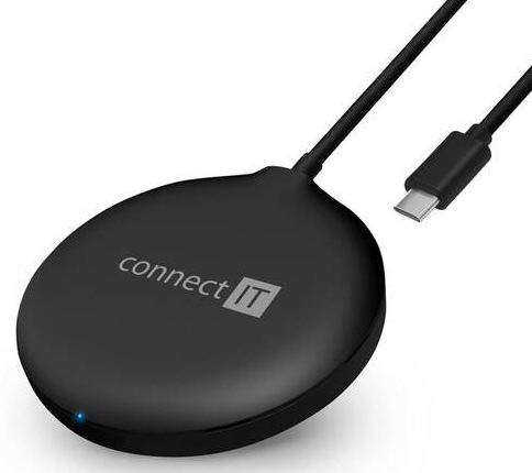Bezdrátová nabíječka Connect IT MagSafe, 15W černá