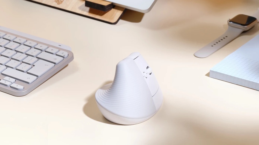 Myš Logitech Lift Vertical Ergonomic for Mac bílá